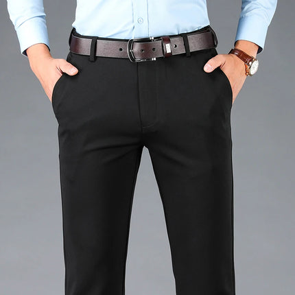ENWEIGECN Men's Stretch Casual Business Suit Pants Big Size by zapcart