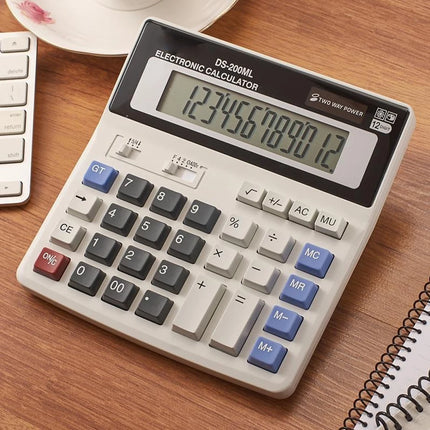 Choice Solar Calculator Dual Power 12 Digit Office School by zapcart