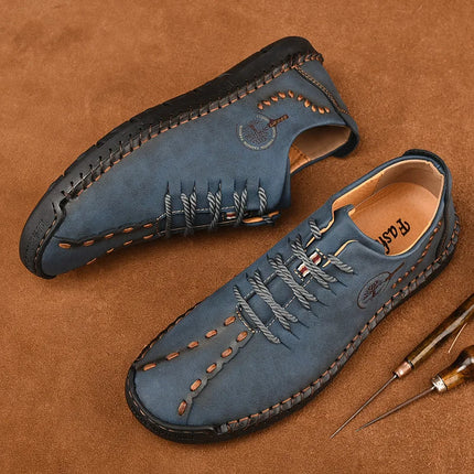 COZOK Handmade Leather Shoes For Men Comfortable Casual by zapcart