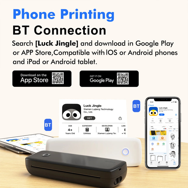 Qiilu Thermal Printer BT USB 203dpi Multifunction Photos by zapcart