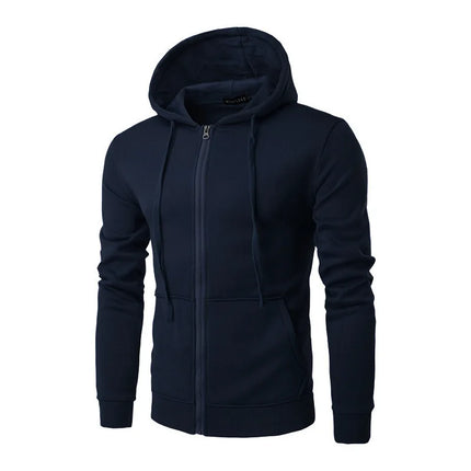 Men's Zip Hoodie Sweatshirt Slim Fit Fujian CN Autumn
