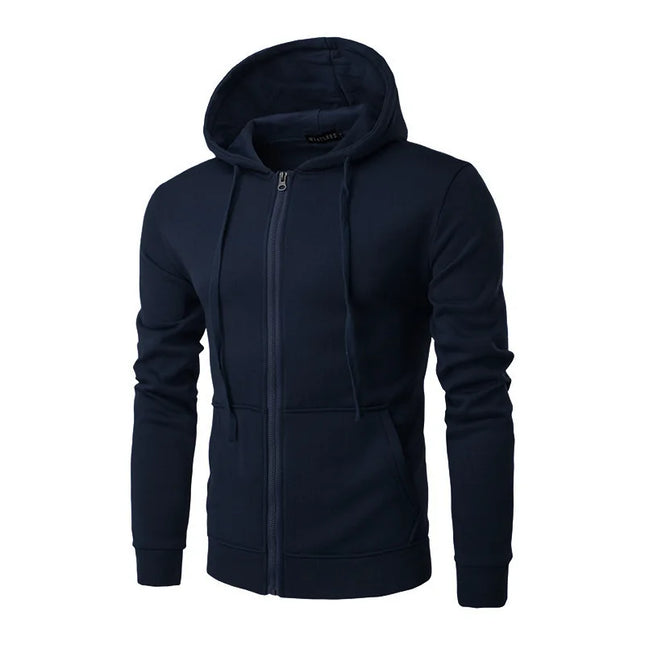 Men's Zip Hoodie Sweatshirt Slim Fit Fujian CN Autumn