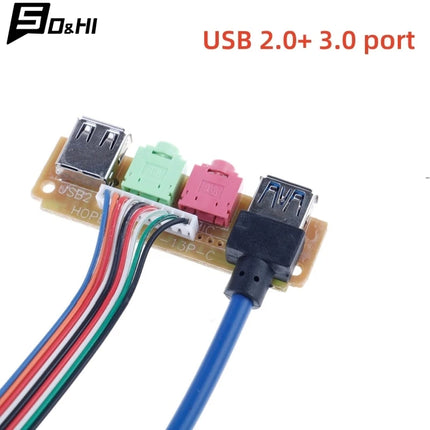 SDHI USB Front Panel Cable 2.0 And 3.0 Replacement For PC by zapcart