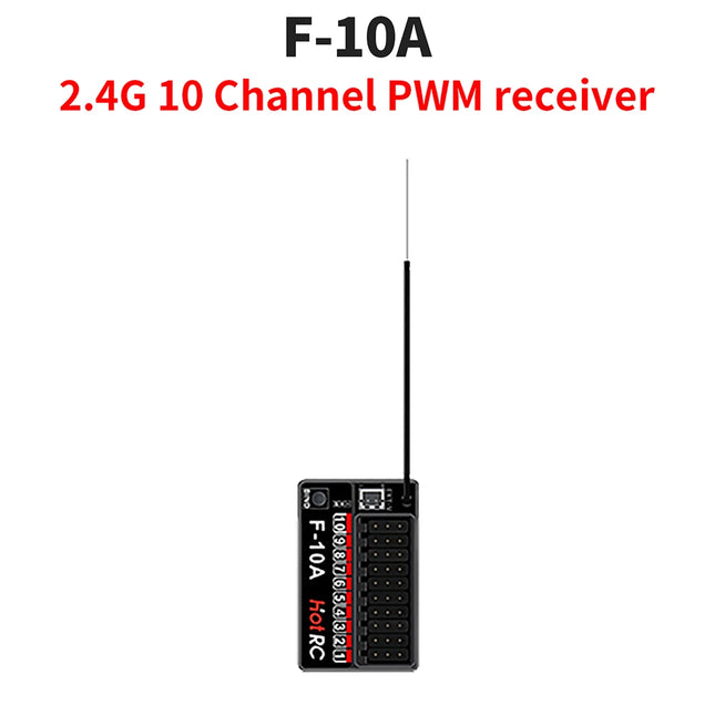 HotRC HT-8A 2.4GHz 8CH 8A RC Transmitter PWM FHSS with F-08A Receiver Radio System Remote Controller for RC Drone by zapcart