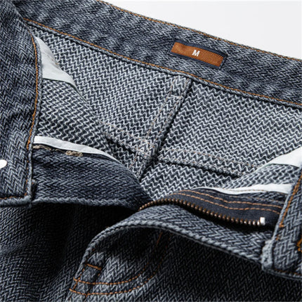 AIOPESON Men Retro Denim Shorts Multi Pocket Casual by zapcart