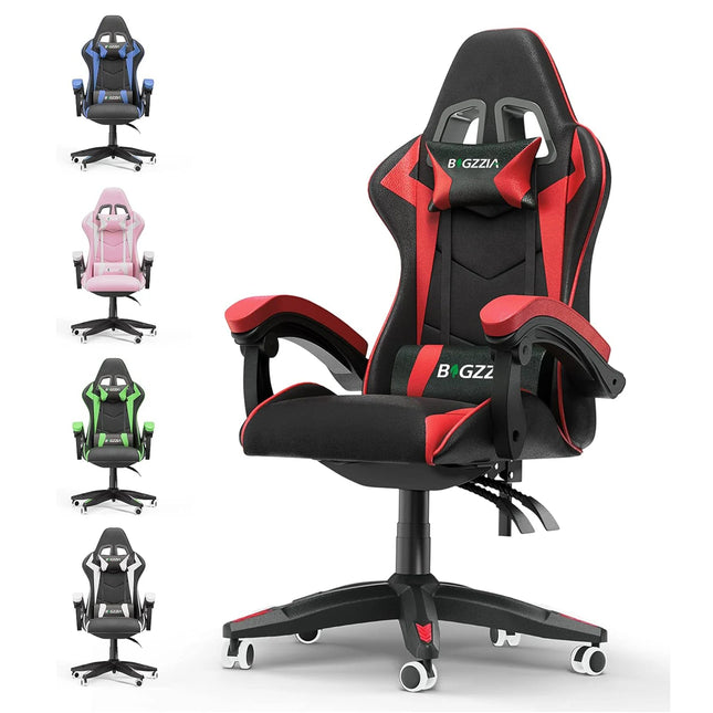 Bigzzia Ergonomic Gaming Chair For Boys With Lumbar Cushion by zapcart