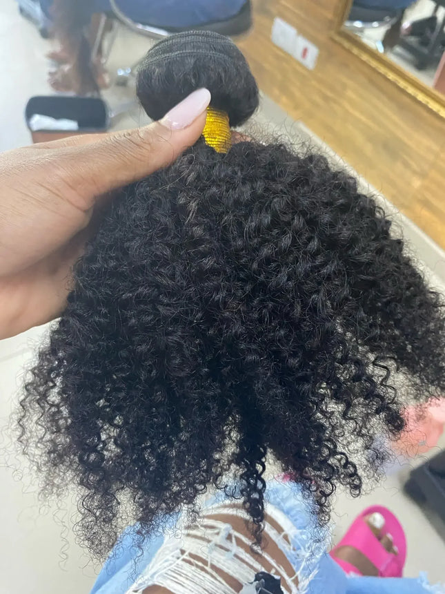 HairUGo Afro Kinky Curly Bundles Hair Extensions Look Women by zapcart