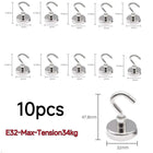 Choice Magnetic Hooks 10 Pieces Strong Home Storage Hangers by zapcart