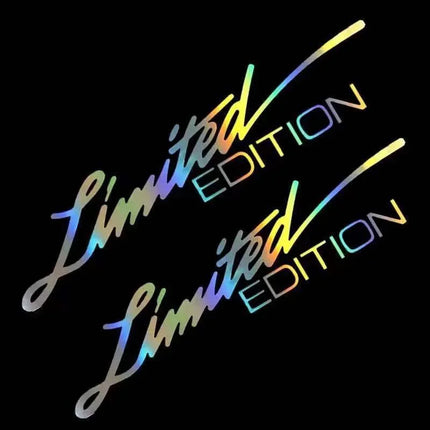 Car Laser Stickers Reflective Front Decal For Night Driving by zapcart