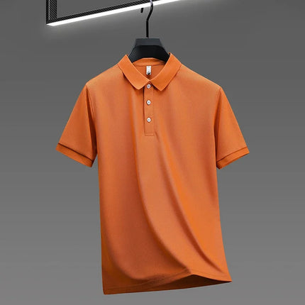Zhejiang Choice Mens Solid Color Polo Shirt Breathable by zapcart