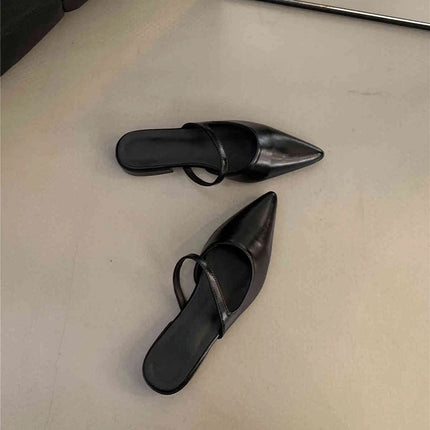 Muels Pointed Toe Women Flats Slippers All Day Comfort by zapcart