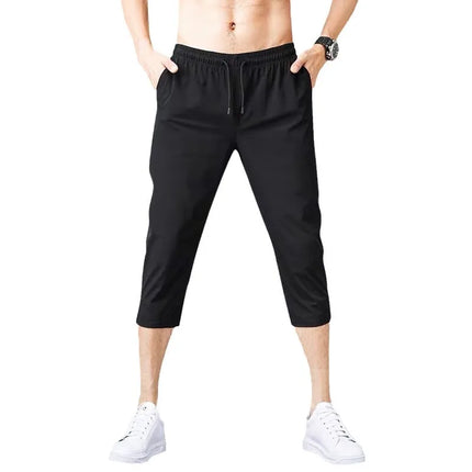 Longchengyixi Men Breathable Nylon IceSilk Shorts Plus Size by zapcart