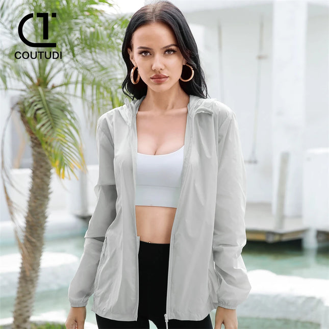Coutudi Ice Silk Sunscreen Clothing For Women UPF 50 by zapcart