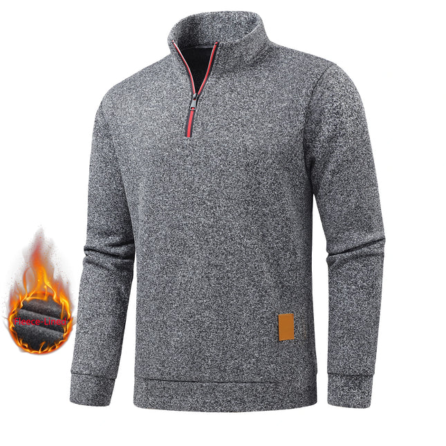 Men's Half Zip Sweatshirt CN Fujian Warm Streetwear