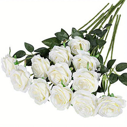 ZhejiangChoice Realistic Artificial Rose Bouquet for Weddings by zapcart