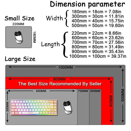 Olnylo Marble Pattern Large Gaming Mouse Pad Anti Slip by zapcart