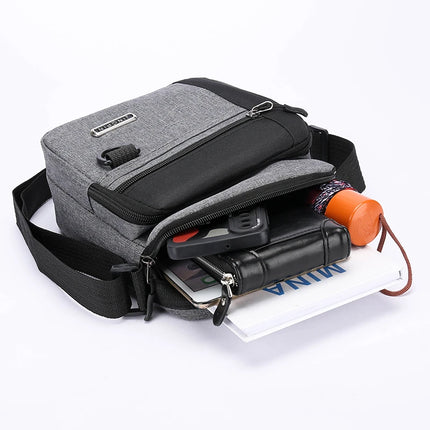 Mens Shoulder Bag Large Capacity Waterproof HebeiChoice
