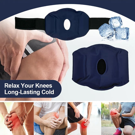 Choice Nylon Gel Knee Ice Pack Athlete Relief Therapy by zapcart