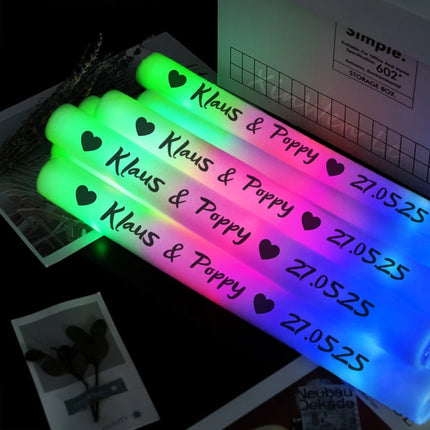 XinWen LC Rgb Led Glow Foam Sticks Bulk Party Supplies by zapcart