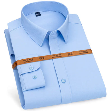 CN Zhejiang Mens Slim Fit Dress Shirt LongSleeve Breathable by zapcart