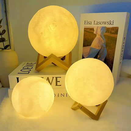 Pzsunly Book Light Moon Night LED Galaxy Lamp for Kids