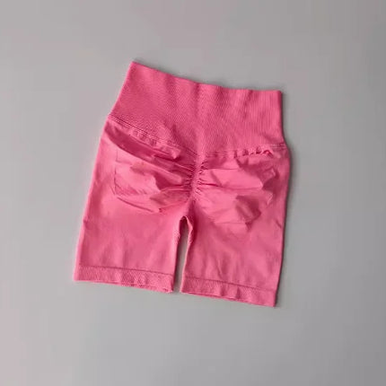 Women Yoga Shorts High Waist Tummy Control Quick Dry by zapcart