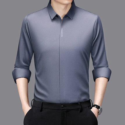 Choice Mens Wrinkle Resistant Long Sleeve Shirt Casual by zapcart