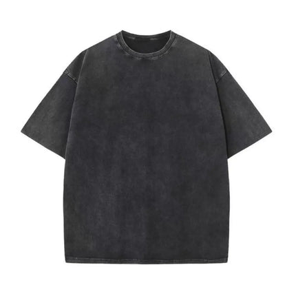 FURCWCN Unisex Cotton Retro T Shirt Drop Shoulder Tee by zapcart
