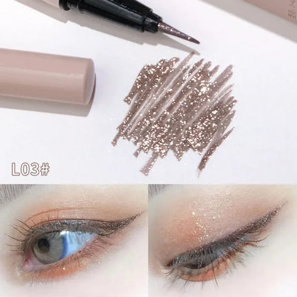 Glitter Eyeliner Pencil Long Lasting Waterproof Women by zapcart