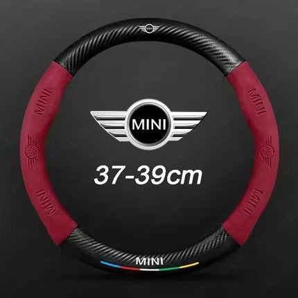 Mini Steering Wheel Cover Embossed Logo For Cooper JCW Fans by zapcart