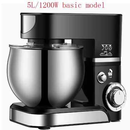 PUXIL 1200W Electric Stand Mixer 5L Bowl For Home Bakers by zapcart