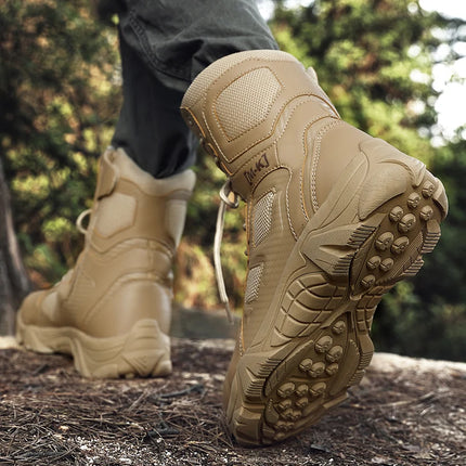 Senlong Outdoor Waterproof Steel Toe Safety Boots For Men by zapcart