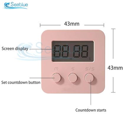 CIQ Mini Kitchen Timer LCD Alarm Clock For Home Cooks by zapcart