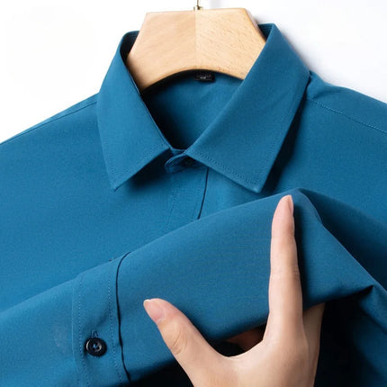 CN Zhejiang Anti Wrinkle Mens Dress Shirt For Men Slim Fit by zapcart