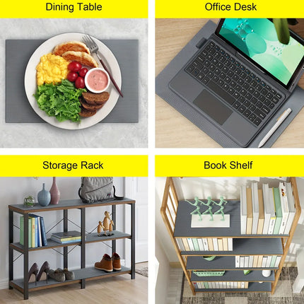 Kitchen Shelf Liner Drawer Liners Non-Adhesive Refrigerator Liners Waterproof Fridge Mats Shelves Pantry by zapcart