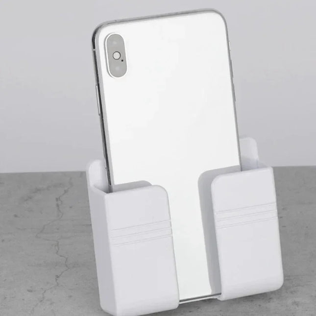 VIKEFON Wall Mounted Phone And Remote Holder Storage Box by zapcart