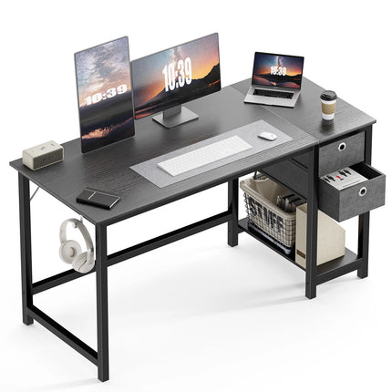 JHK Computer Desk With Drawers 55 Inch For Home Office Pro by zapcart