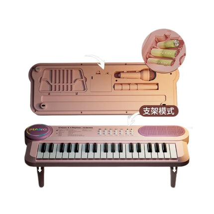MYGVN 37-Key Kids Keyboard with Microphone - Learning 3-6 by zapcart