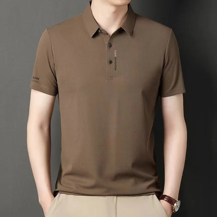 CN Guangdong Mens Polo Shirt Short Sleeve Breathable by zapcart