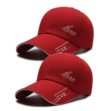 Mens Summer Long Brim Baseball Cap Sun Shield HebeiChoice