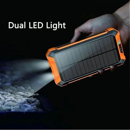 Waterproof Solar Power Bank 50000mAh Outdoor Wireless by zapcart
