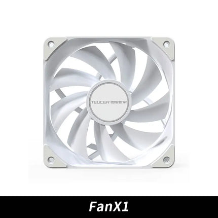 TEUCER 120mm PWM Case Fan Silent CPU Cooler For PC Builders by zapcart
