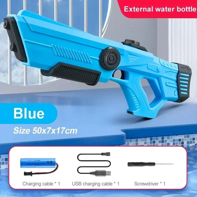Electric Water Blaster Toy Gun For Kids USB Rechargeable by zapcart