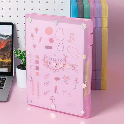 Invoice Storage Box, Office Supplies, Document Folder, Check Receipt, Household Manual, A4 File Organizer. by zapcart