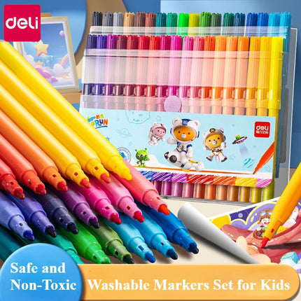 Choice Washable Markers for Kids 48 Colors Safe and Bright by zapcart
