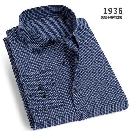 CN Zhejiang Mens Non Iron Striped Shirt Slim Fit Breathable by zapcart