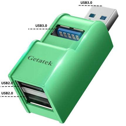 Getatek USB 3.0 Hub 3 Port Mini Splitter for PC Laptop by zapcart