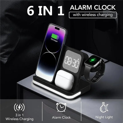 VIKEFON Wireless Charger Stand 15W For iPhone And Galaxy by zapcart