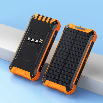 Waterproof Solar Power Bank 50000mAh Outdoor Wireless by zapcart