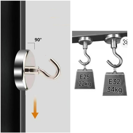 Choice Magnetic Hooks 10 Pieces Strong Home Storage Hangers by zapcart